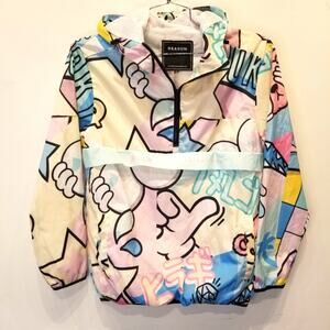 Reason Neo World Windbreaker Rain Jacket Size M